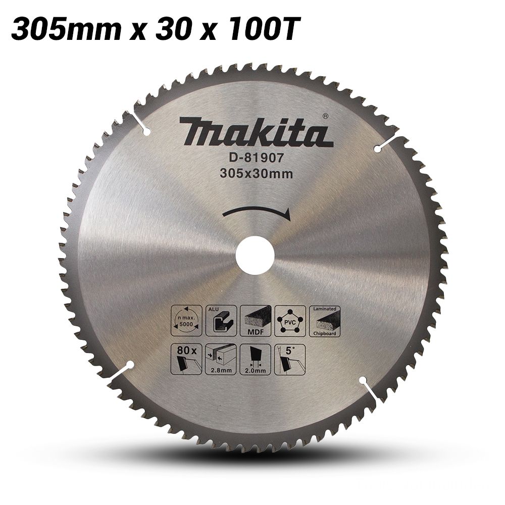 Makita D-81979 305mm x 30mm x 100T MULTI CUT TCT Saw Blade – image 1