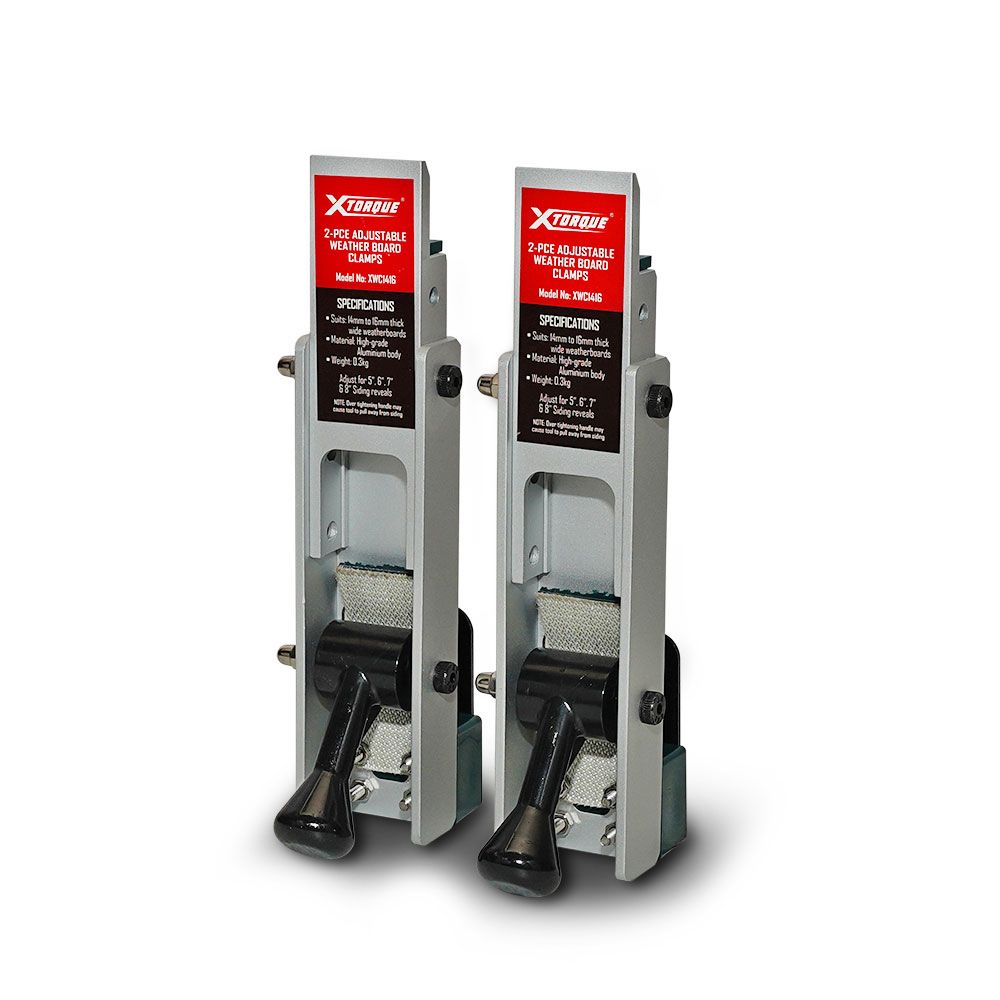Xtorque XWC1416 2pce Adjustable Weatherboard Clamps – image 2