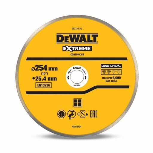 DeWalt DT3734-XJ 245mm Tile Cutting Blade - Stone / Concrete – image 4