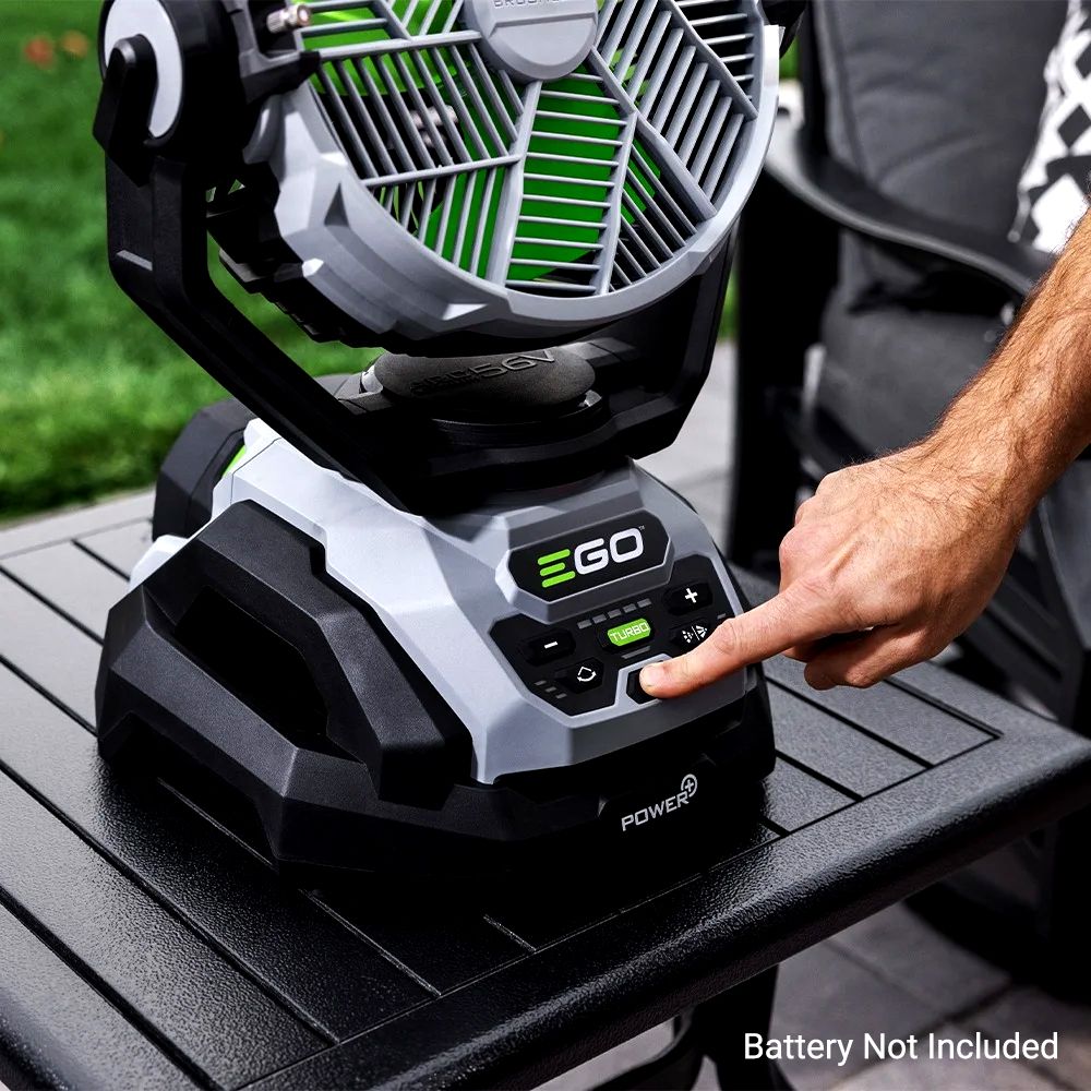 EGO FN1000E 56V Li-ion POWER+ 25cm Cordless Oscillating Misting Fan - Skin Only – image 9