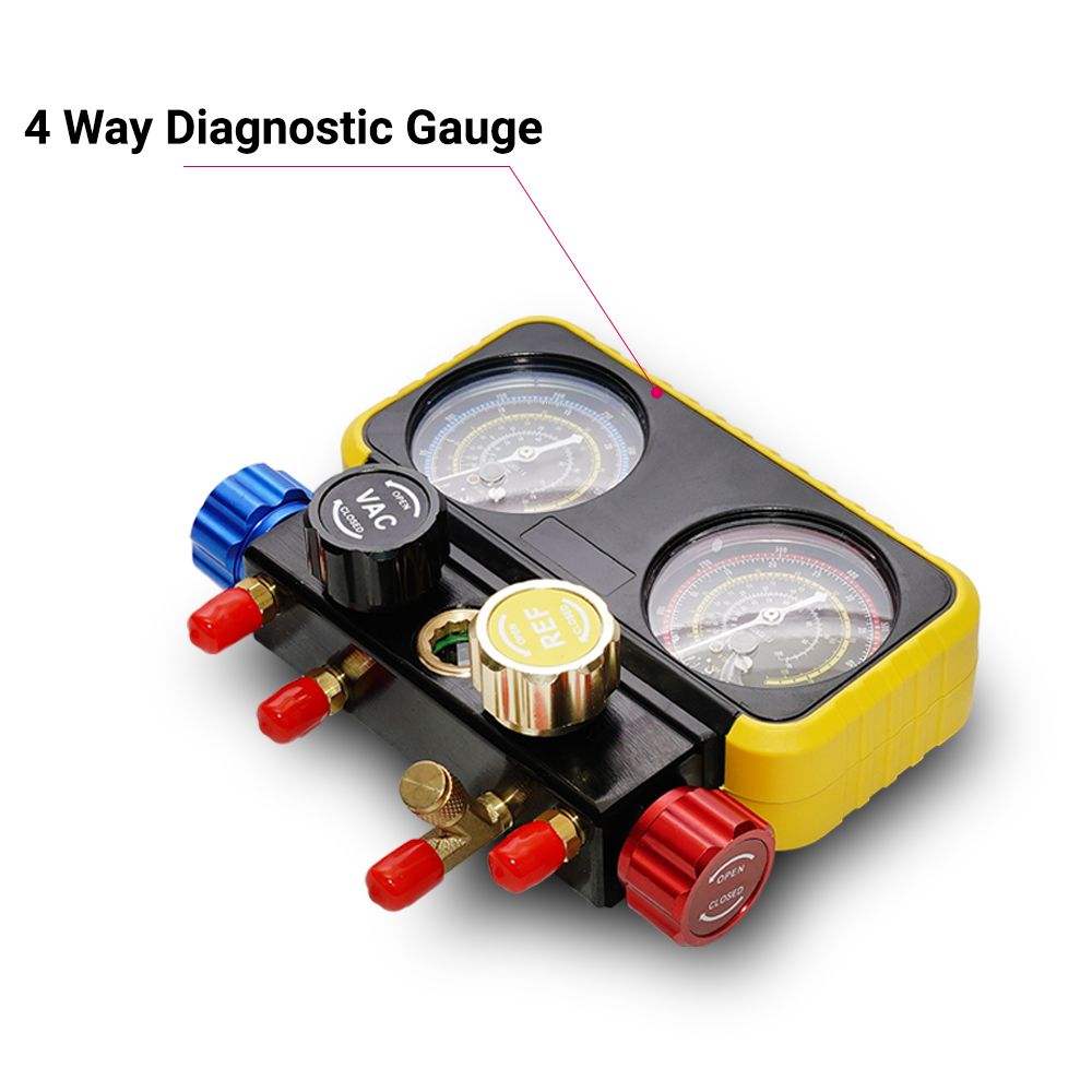 Sparrow SGAUS 4-Way Automative Ac Manifold Gauge Set – image 3