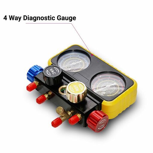 Sparrow SGAUS 4-Way Automative Ac Manifold Gauge Set – image 3