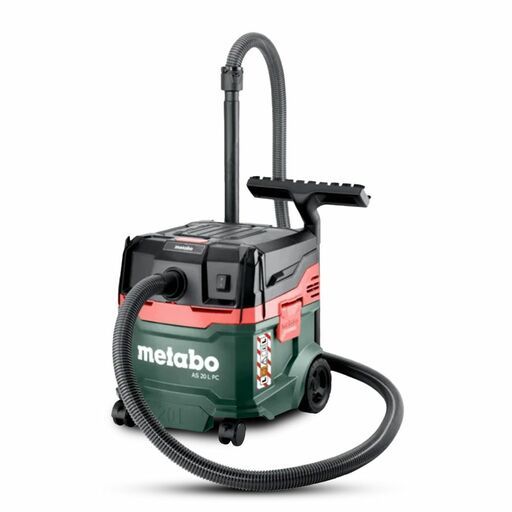 Metabo AS 20 LPC (602083190) 1200W 20L L-Class Wet & Dry Compact Vacuum – image 2