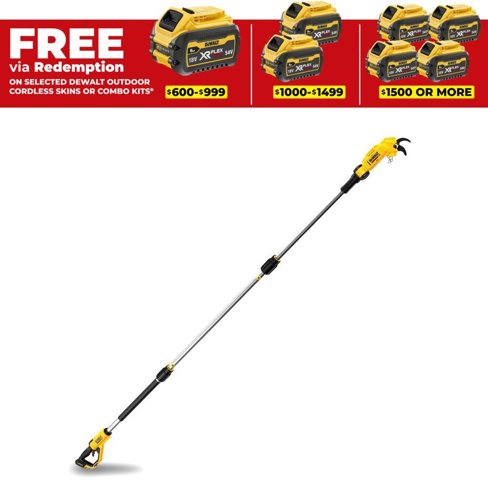 DeWalt DCMPP569N-XE 18V XR Li-ion Cordless 38mm Pole Pruner - Skin Only – image 1