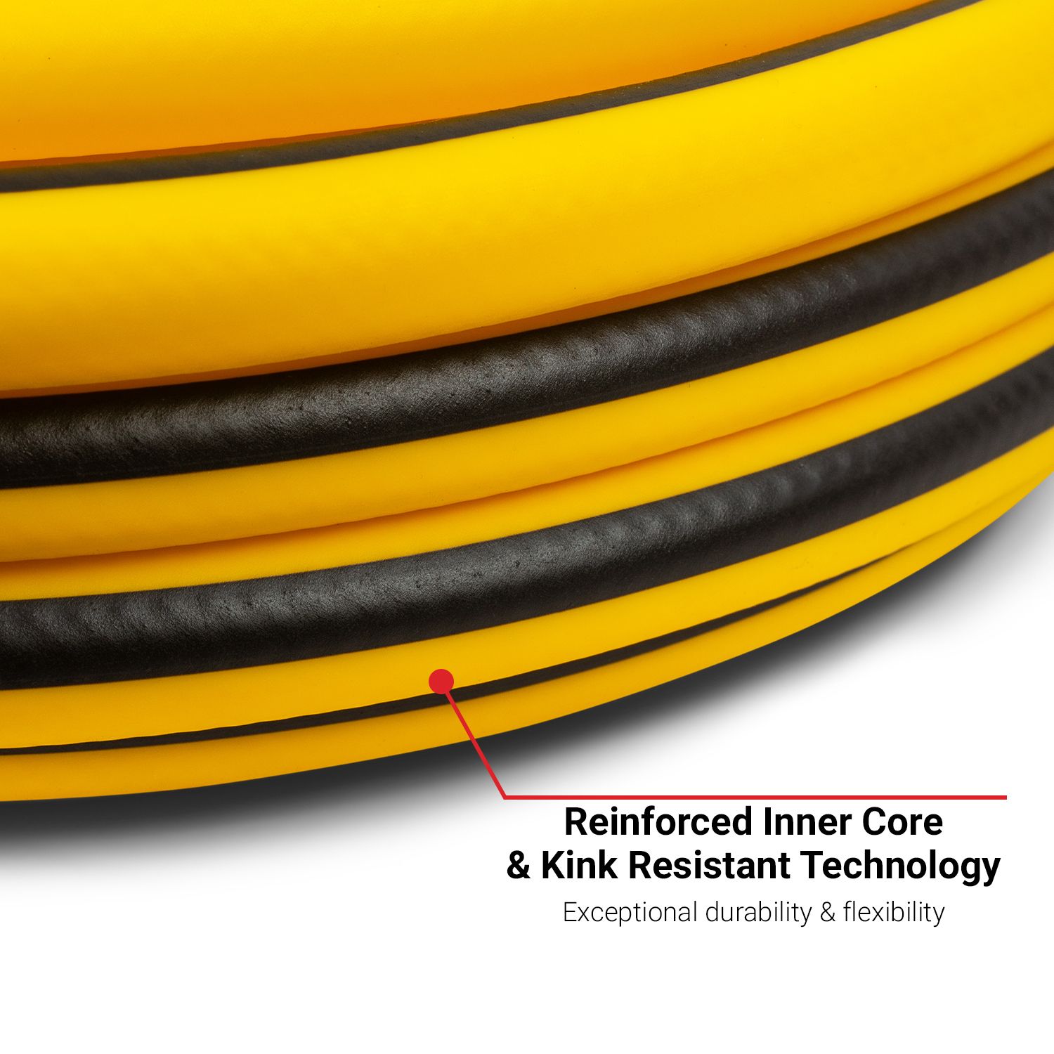 Typhoon TSG1215 15m x 12mm Super Flex Garden Hose Yellow – image 3