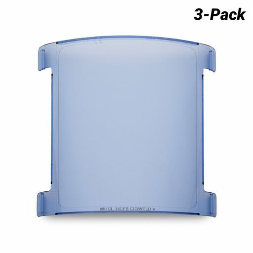 Cigweld WHCL145FB 3-Pack Arcmaster XC80 Front Cover Lens – Blue