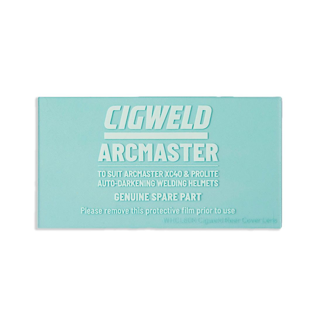 Cigweld WHCL80R 3-Pack Rear Cover Lens to Suit ARCMASTER XC40 Helemt – image 3