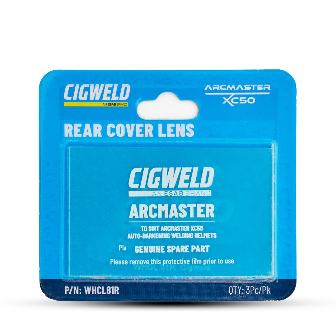 Cigweld WHCL81R 3-Pack Arcmaster XC50 Rear Cover Lens – image 1
