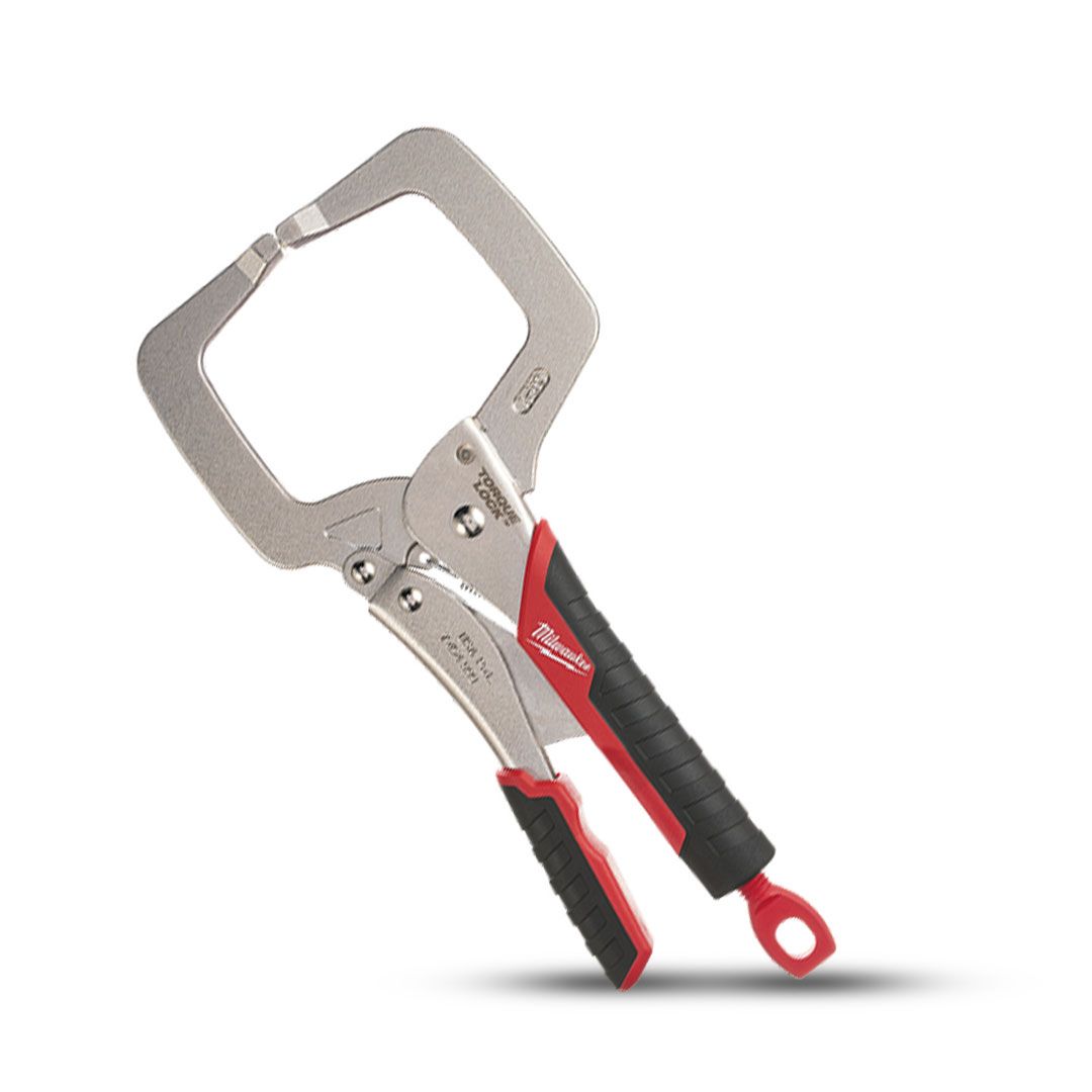 Milwaukee 48223631 279mm (11") Torque Lock C-Clamp Locking Pliers with Regular Jaws and Durable Grip – image 4