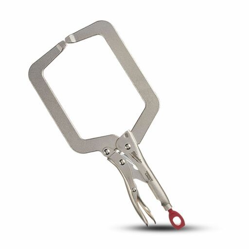 Milwaukee 48223533 228mm (9") Torque Lock Deep Reach C-Clamp Locking Pliers Regular Jaw – image 4