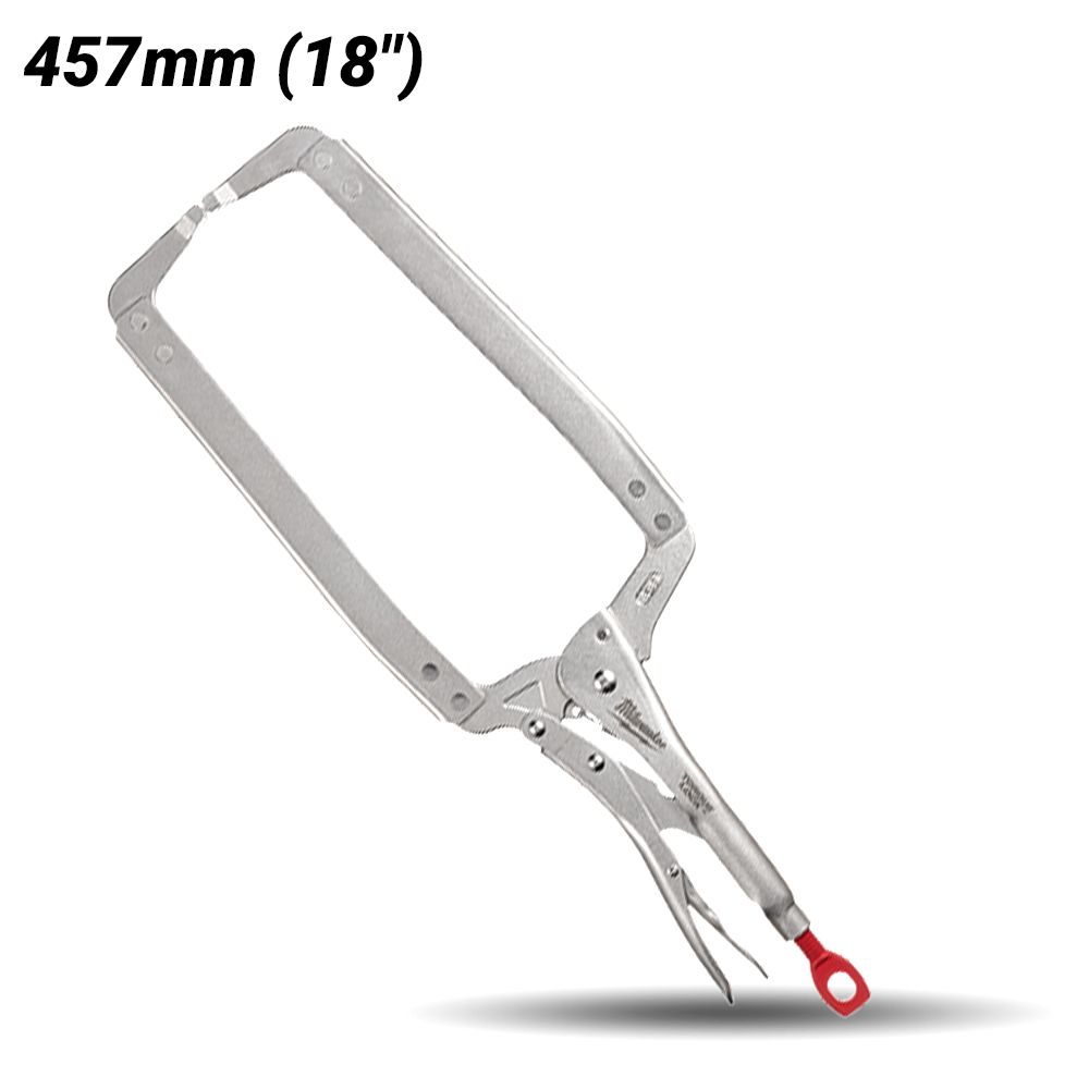 Milwaukee 48223530 457mm (18") Torque Lock C-Clamp Locking Pliers Regular Jaws – image 2