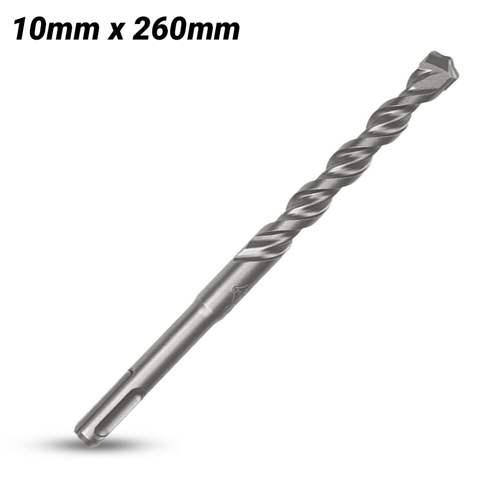 Milwaukee 4932344295 10mm x 260mm SDS Plus M2 2-Cut Drill Bit – image 2