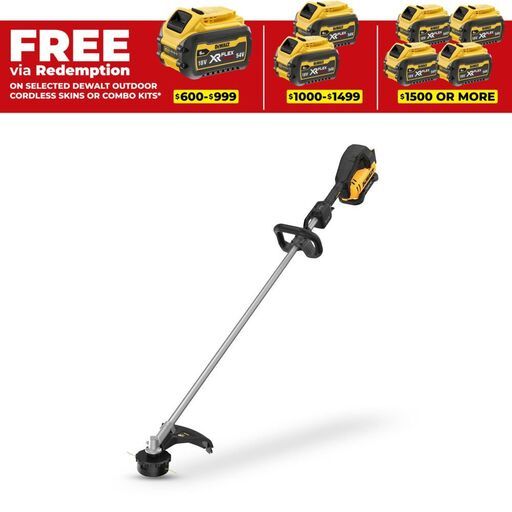 DeWalt DCMST911N-XE 54V XR Li-ion FlexVolt Cordless Brushless 42cm D-Handle Line Trimmer - Skin Only