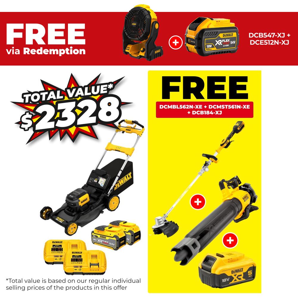 DeWalt DCMWSP660Z2-XE 54V XR FlexVolt 15.0Ah Li-ion Cordless Brushless 530mm (21") Self-Propelled Mower Combo Kit – image 1