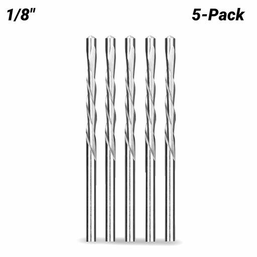 DeWalt DT6620-QZ 5-Pack 3.2mm (1/8") Drywall Pilot Point Cut Out Bit – image 2