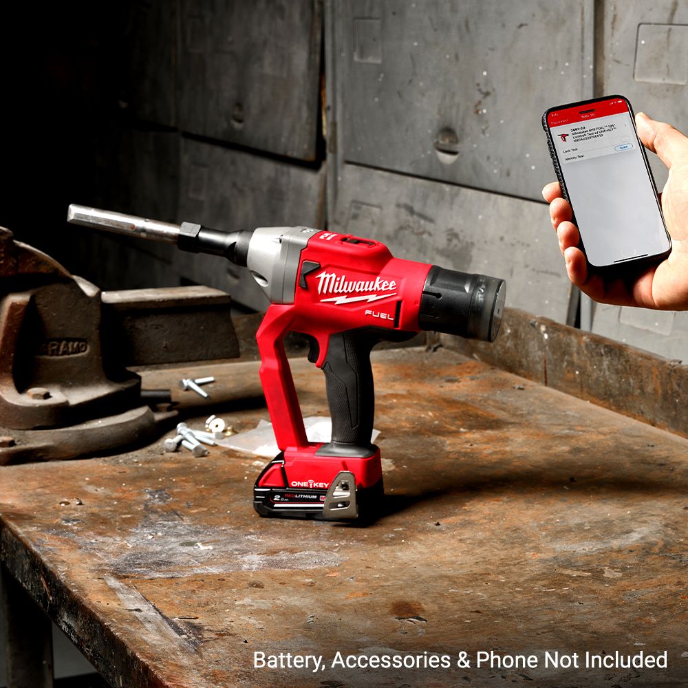 Milwaukee M18ONEFLT0 18V Li-ion FUEL 1/4" Lockbolt Tool with ONE-KEY - Skin Only – image 10
