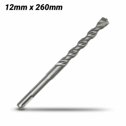 Milwaukee 4932344297 12mm x 260mm SDS Plus M2 2-Cut Drill Bit – image 2