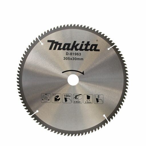 Makita D-81963 305mm x 30 x 100T TCT Saw Blade – image 2