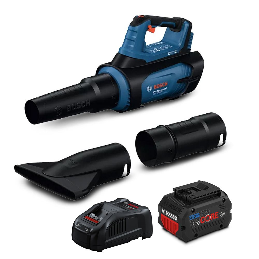 Bosch GBL 18V-800 (0.615.V00.05K) 18V 8.0Ah Li-ion 800m³/h Blower with Variable Speed Combo Kit – image 1
