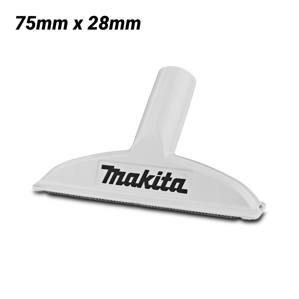 Makita 199038-1 75mm x 28mm White Upholstery Nozzle – image 1