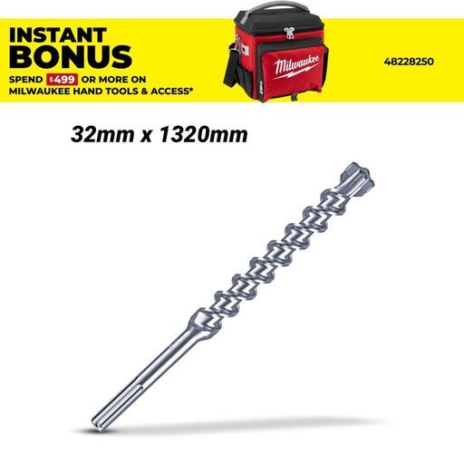 Milwaukee 4932352788 SDS Max 4-Cut Drill Bit 32 x 1320mm