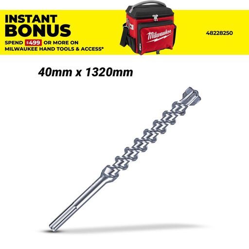 Milwaukee 4932352797 SDS Max 4-Cut Drill Bit 40 x 1320mm