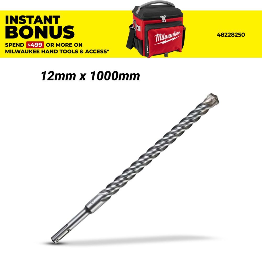 Milwaukee 4932352948 SDS Plus MX4 4-Cut Drill Bit 12 x 1000mm – image 1
