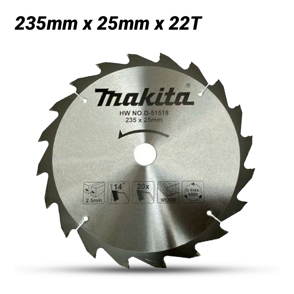 Makita D-51518 235mm x 25mm x 22T TCT Economy Saw Blade - Wood – image 1
