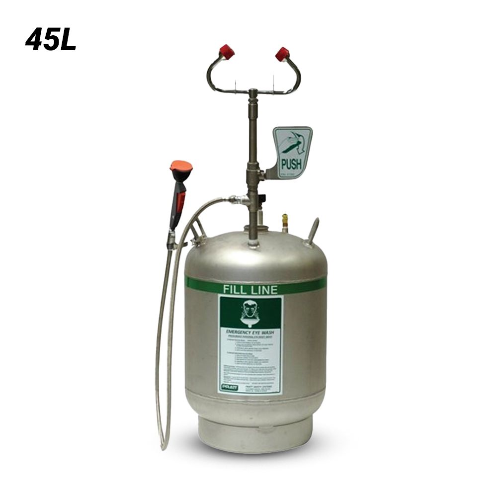 Pratt SE590A 45L Portable Pressurised Eye & Body Wash With Hand Held Drench Hose – image 1