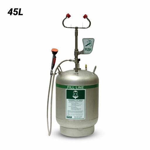 Pratt SE590A 45L Portable Pressurised Eye & Body Wash With Hand Held Drench Hose