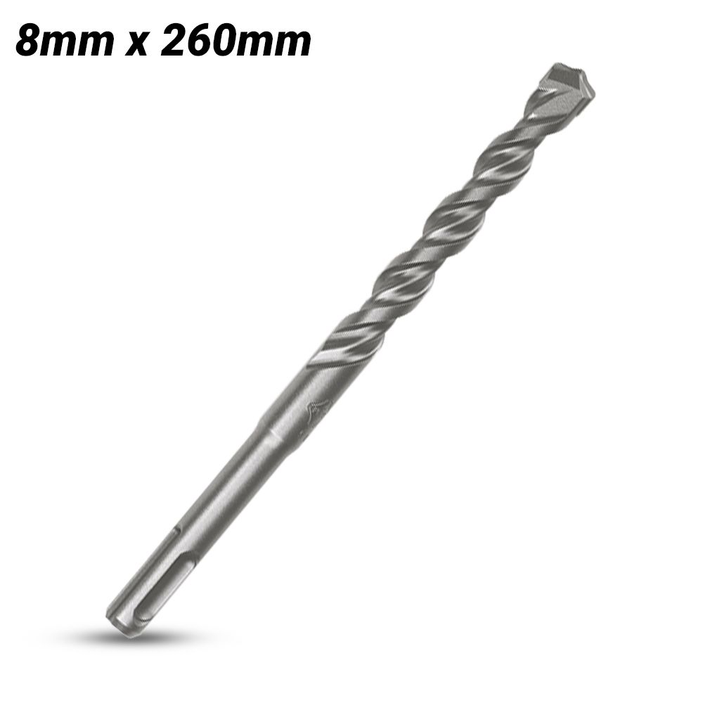 Milwaukee 4932353821 8mm x 260mm M2 2-Cut SDS Plus Drill Bit – image 2
