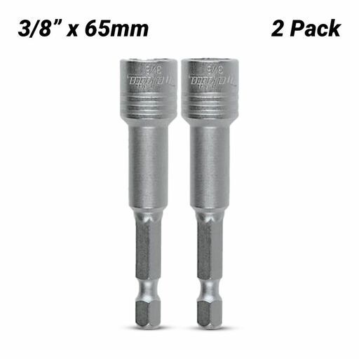 Makita E-18895 2-Pack 3/8" x 65mm Magnetic Nut Setter