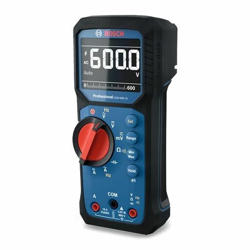 Bosch 0.615.A50.0GP 3.7V 1.0Ah Professional Digital Multimeter & IP54 Dual Power Clamp Meter Electricians Starter Kit – image 3
