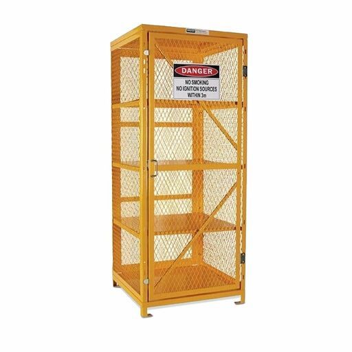 Pratt PSGC8A-FP 4 Storage Level - Up to 400 Cans Aerosol Storage Cage (Comes Flat Packed Assembly Required)