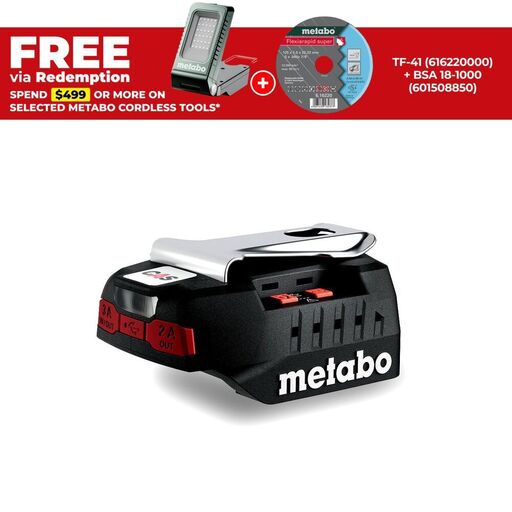 Metabo PC 18 - 65 (600409190) 18V Dual USB-C 65W PD Li-ion Battery Charger