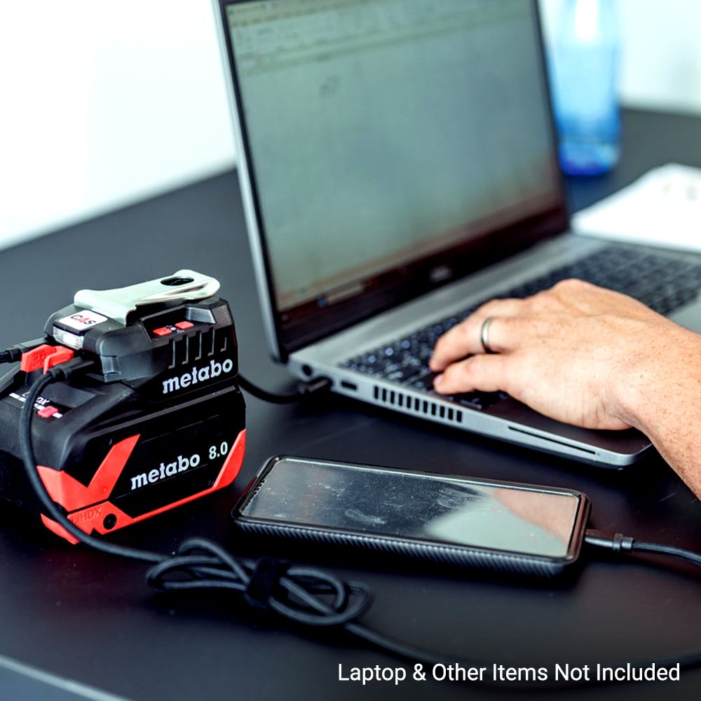 Metabo PC 18 - 65 (600409190) 18V Dual USB-C 65W PD Li-ion Battery Charger – image 5