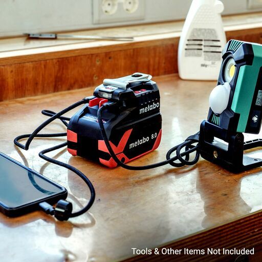 Metabo PC 18 - 65 (600409190) 18V Dual USB-C 65W PD Li-ion Battery Charger – image 7