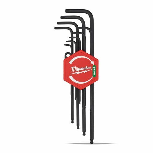Milwaukee 4932492693 9pce Torx L-Style with Ball End Torx Key Set – image 2