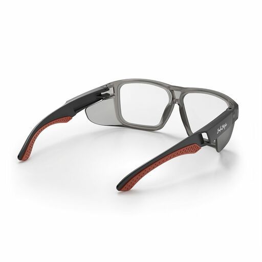 SafeStyle SPCO1-0000 Converts Matte Graphite Red Frame Clear Lens – image 6