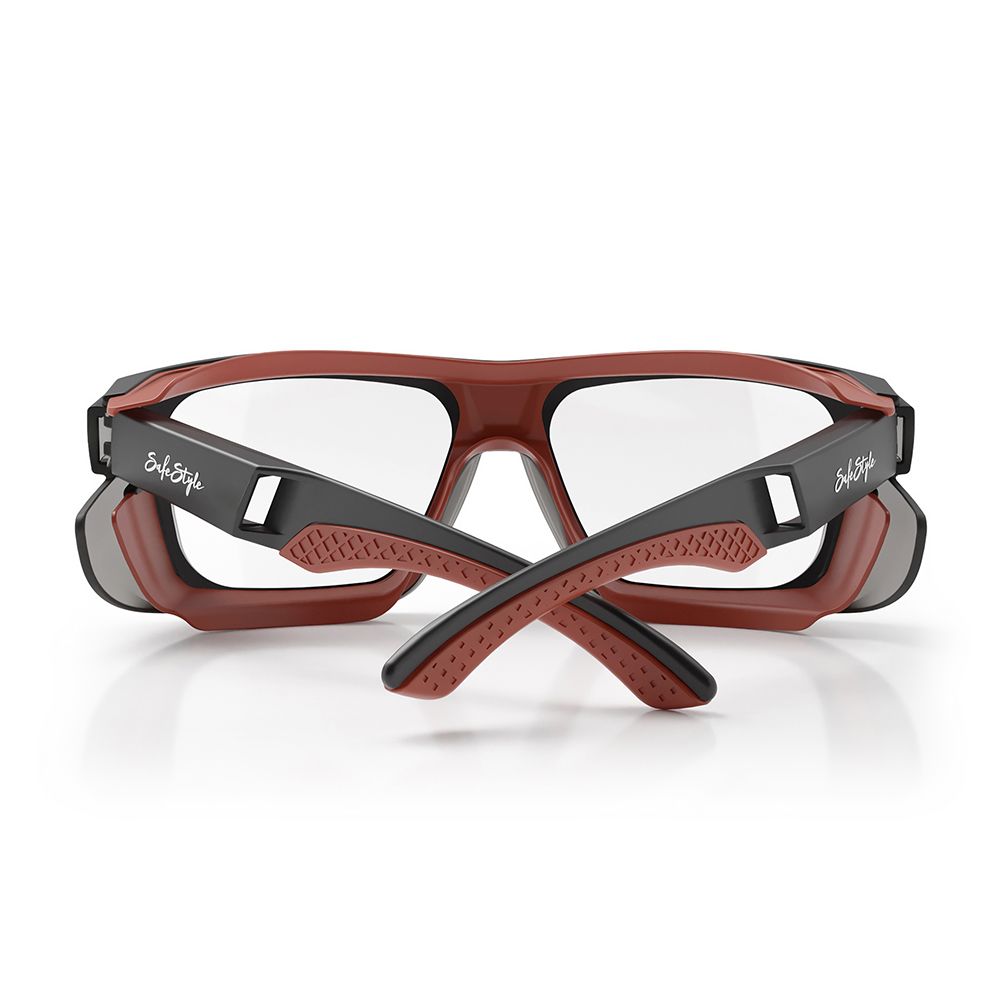 End-Fog Eyewear, Red Frame - Clear Lens - Supply Doc Inc End-Fog Eyewear, Red Frame - Clear Lens - Supply Doc Inc
