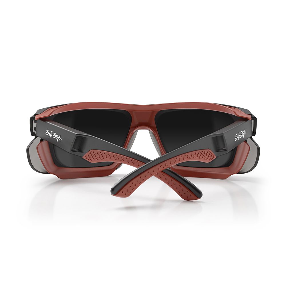 SafeStyle SPCO1-0001 Converts Matte Graphite Red Frame Grey Polarised Lens – image 5