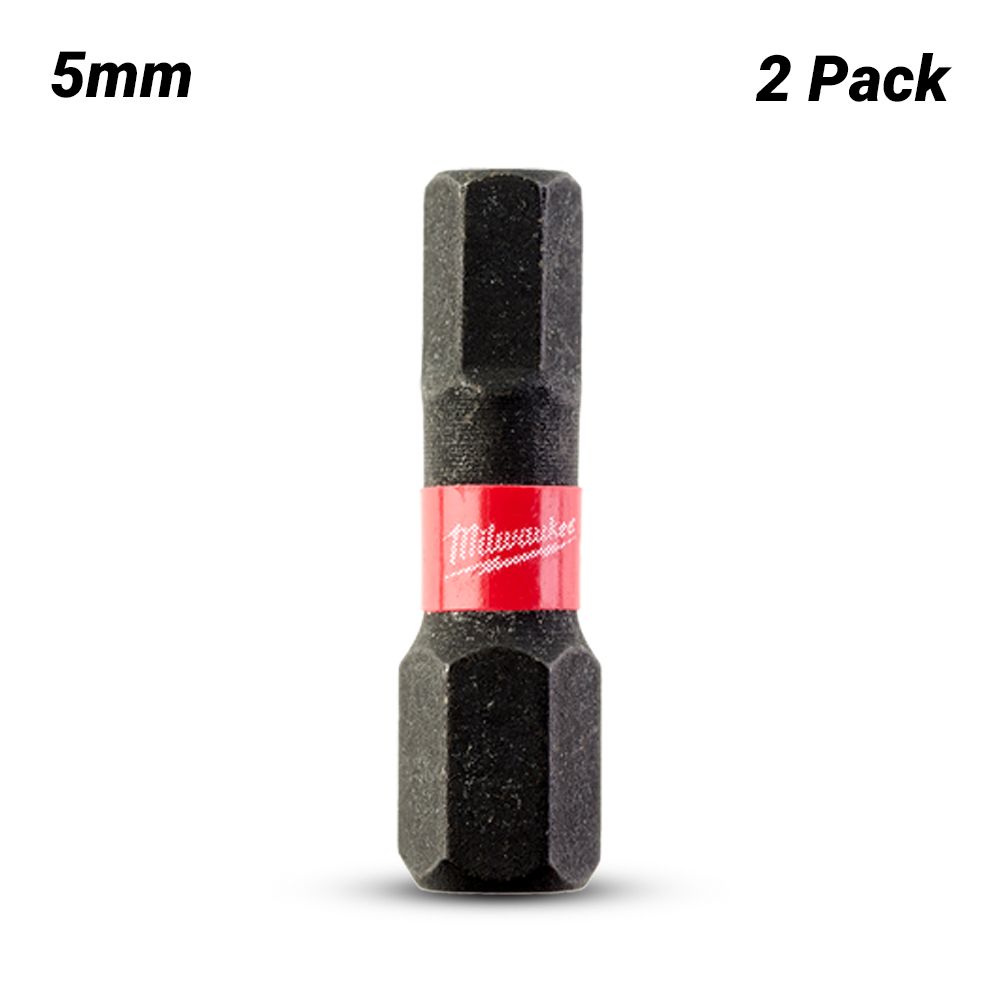 Milwaukee 4932430896 2-Pack SHOCKWAVE™ 5mm Hex Insert Bit – image 2