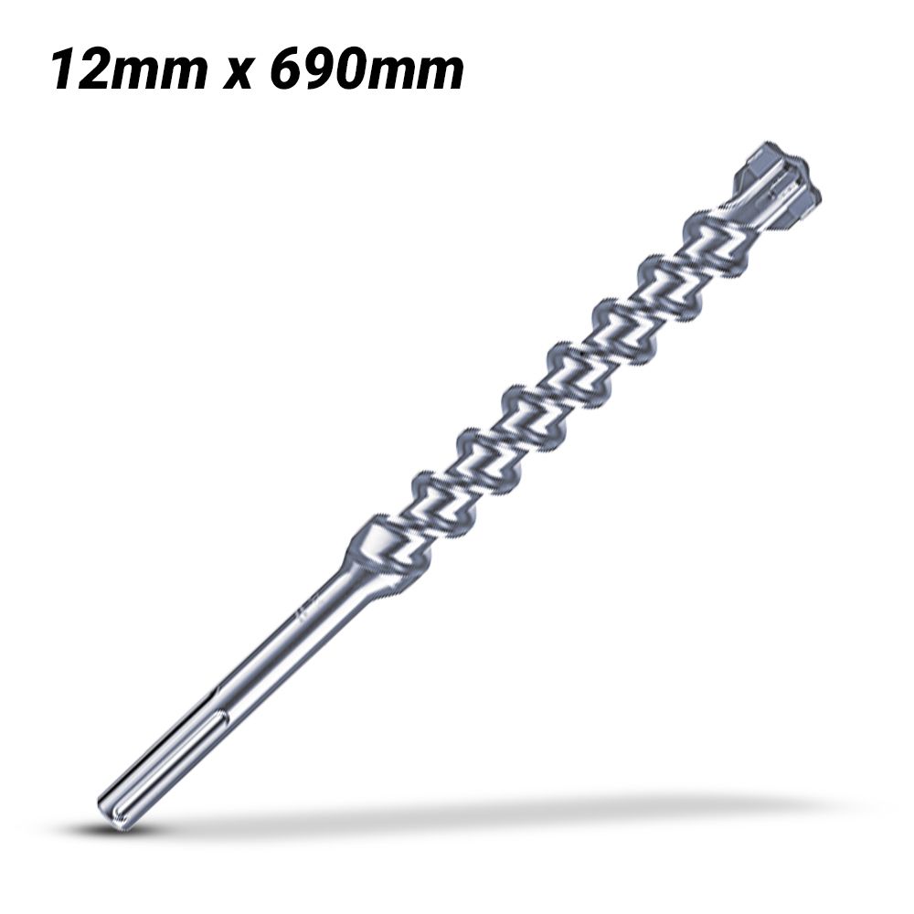 Milwaukee 4932430132 12mm x 690mm SDS Max 4-Cut Drill Bit – image 2