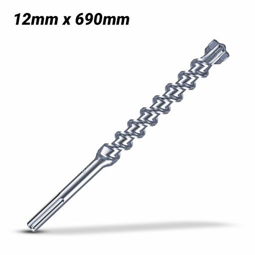 Milwaukee 4932430132 12mm x 690mm SDS Max 4-Cut Drill Bit – image 2