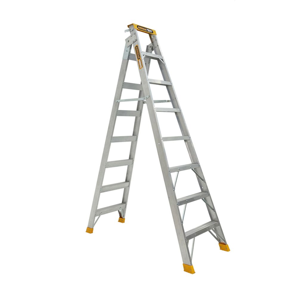 Gorilla DM007-HD 2.1m-3.9m 180kg Dual Purpose (Double Sided) Heavy Duty Industrial Aluminium Ladder – image 2