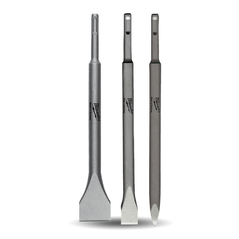 Milwaukee 4932430001 3pce SDS Plus Chisel Set – image 2