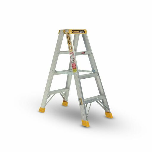 Gorilla Platform ladder Aluminium 1.2m (4ft) Aluminium 180kg Heavy Duty  Industrial PL004-HD main image 0