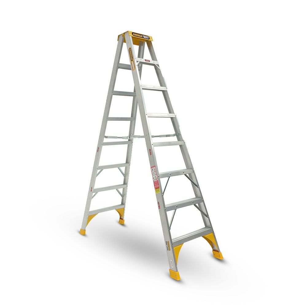 Gorilla SM008-HD 2.4m 180kg Double Sided A-Frame Heavy Duty Industrial Aluminium Ladder – image 2