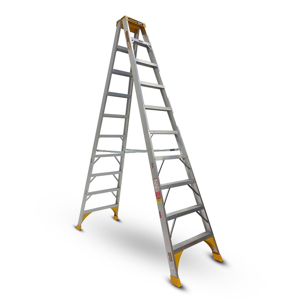 Gorilla SM010-HD 3.0m 180kg Double Sided A-Frame Heavy Duty Industrial Aluminium Ladder – image 2