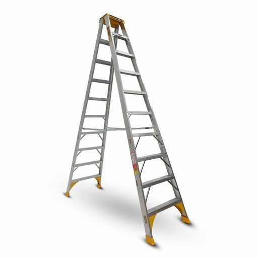Gorilla SM010-HD 3.0m 180kg Double Sided A-Frame Heavy Duty Industrial Aluminium Ladder – image 2